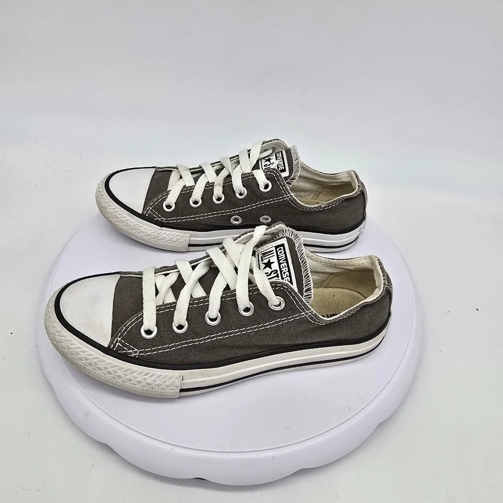Converse Shoes Youth 1 Chuck Taylor All Star Lo Canvas Dark Grey